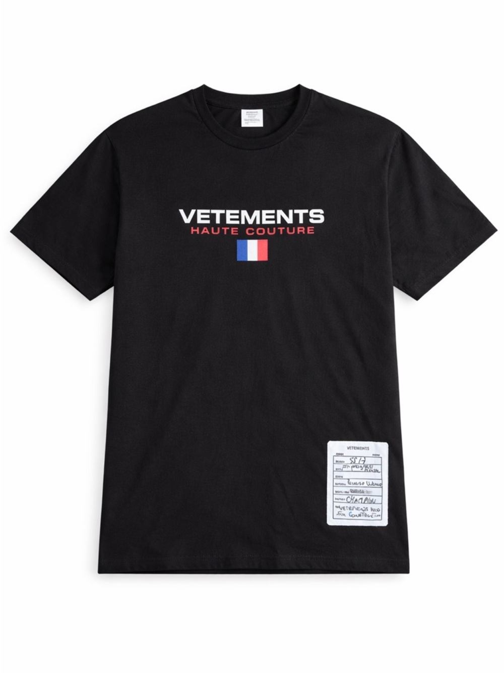 Vetements Haute Couture Tee XXL Streetwear Minimalist Luxury